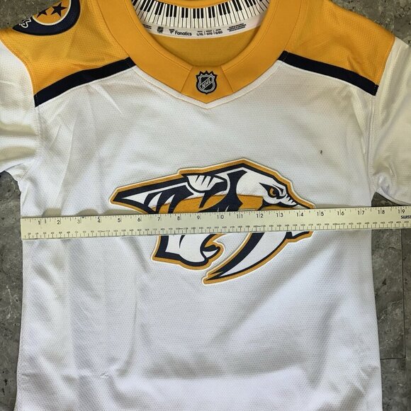 Nashville Predators Youth Jersey Size L/XL Stitch Logo Fanatics Authentic READ - Picture 5 of 6